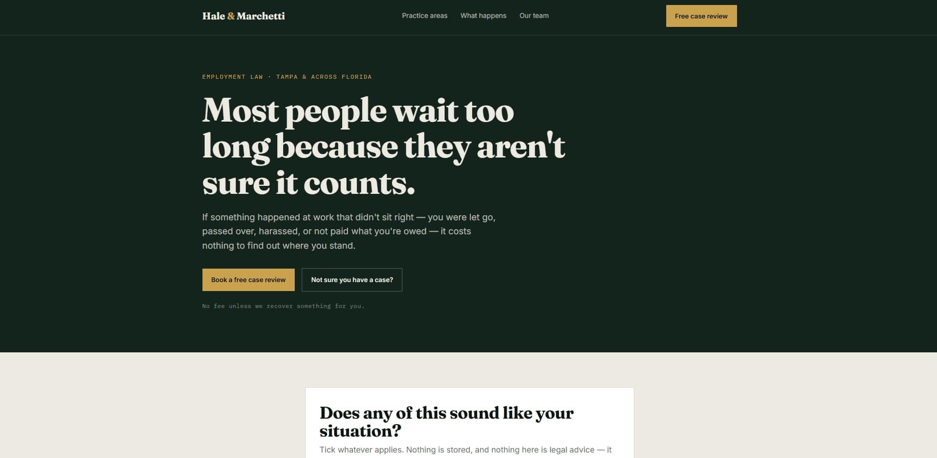 Hale & Marchetti website